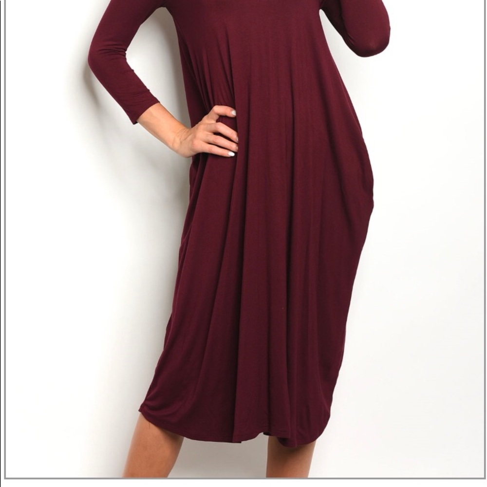 Maroon dress - Picture 4 of 6